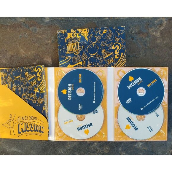 Decision Point Lot The Workbook DVD Set of 4 Spiritual Journey Paperback Kelly - Picture 5 of 11